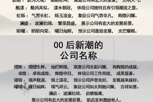 如何为公司起个既独特又易记的名字