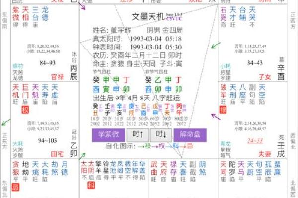 免费紫薇命盘分析：通过星盘洞察生命中的重要转折点