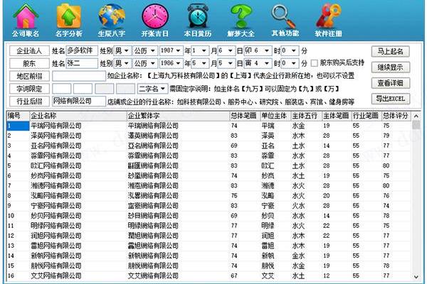 如何通过免费公司起名软件快速选定理想公司名称