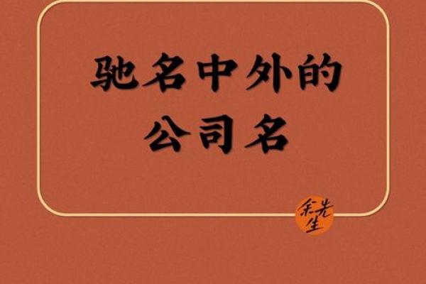 如何为研发公司选择一个既有创意又符合行业特点的名字