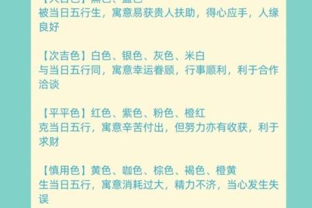 五行理论下的穿衣指南：如何为每一天挑选合适颜色