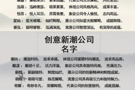 如何通过公司起名网免费打分选出最佳企业名称