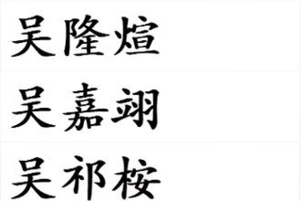 吴字五行属性解析与命理影响