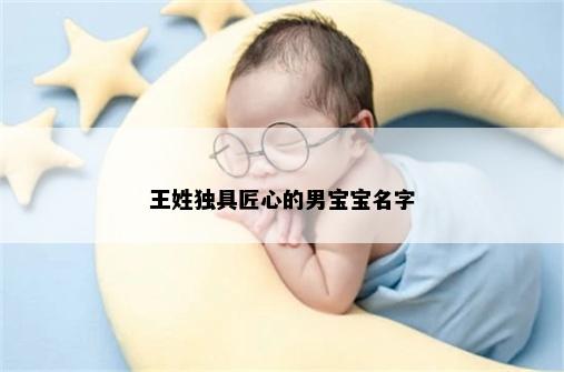 王姓独具匠心的男宝宝名字