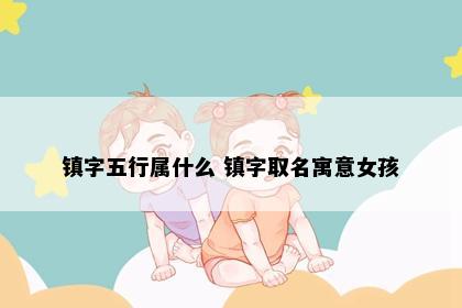 镇字五行属什么 镇字取名寓意女孩