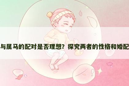 属兔与属马的配对是否理想？探究两者的性格和婚配分析