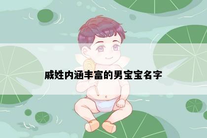 戚姓内涵丰富的男宝宝名字