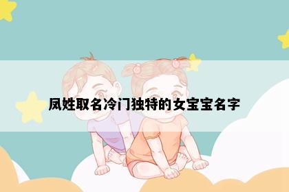 凤姓取名冷门独特的女宝宝名字