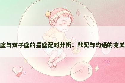 天秤座与双子座的星座配对分析：默契与沟通的完美结合